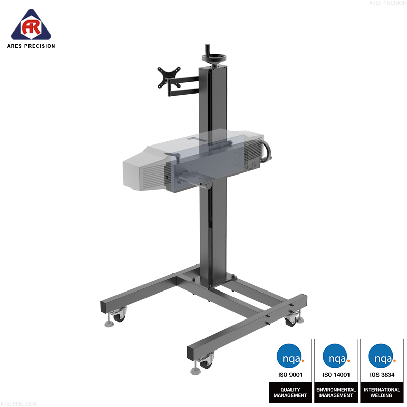 Laser marking bracket